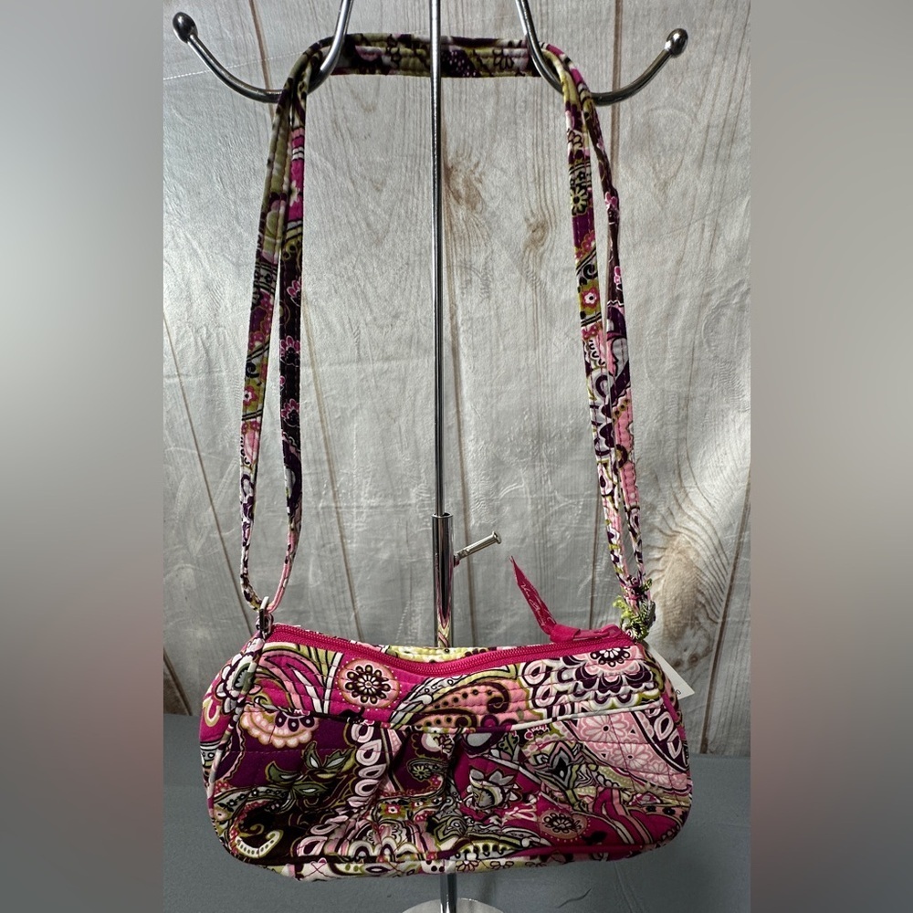 Vera Bradley Frankie Crossbody Bag in “Very Berry” Pattern